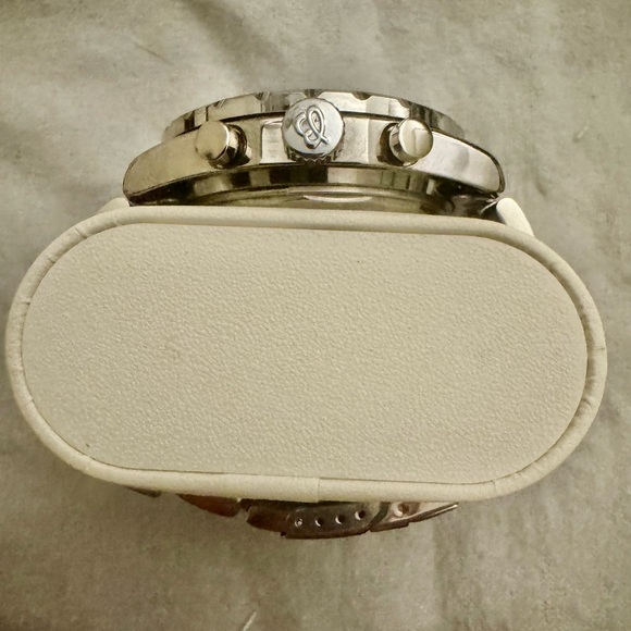 Breitling Silver Chrono-Matic Men's Watch - Picture 2 of 5